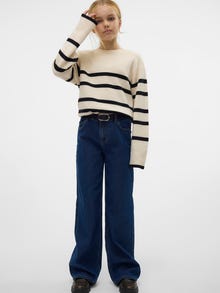 Vero Moda VMDAISY High rise Wide Fit Jeans -Dark Blue Denim - 10310960