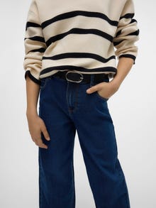 Vero Moda VMDAISY High rise Wide Fit Jeans -Dark Blue Denim - 10310960