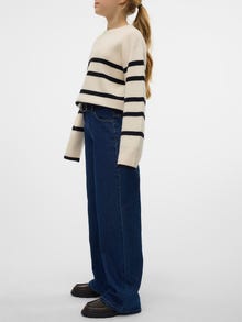 Vero Moda VMDAISY High rise Wide Fit Jeans -Dark Blue Denim - 10310960