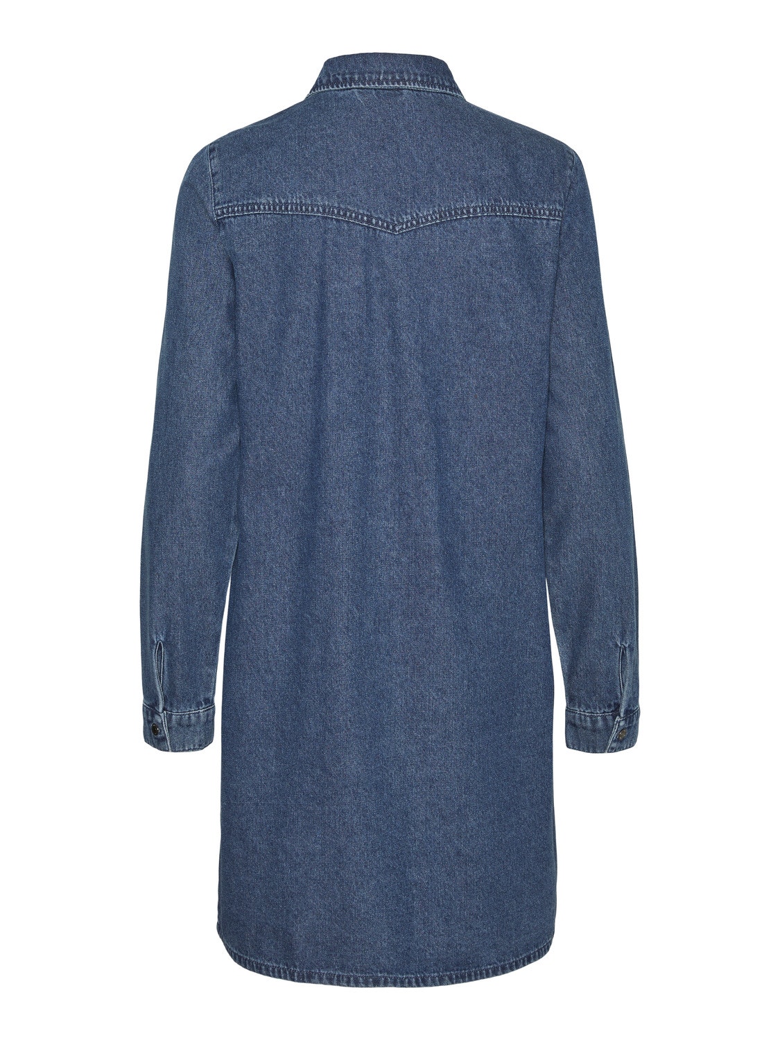 Conjunto azul de pantalones cortos y camisa corta de tejido texturizado de  Vero Moda