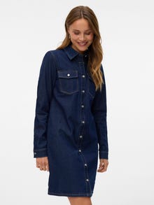 Vero Moda VMJENNIE Vestido corto -Dark Blue Denim - 10310968