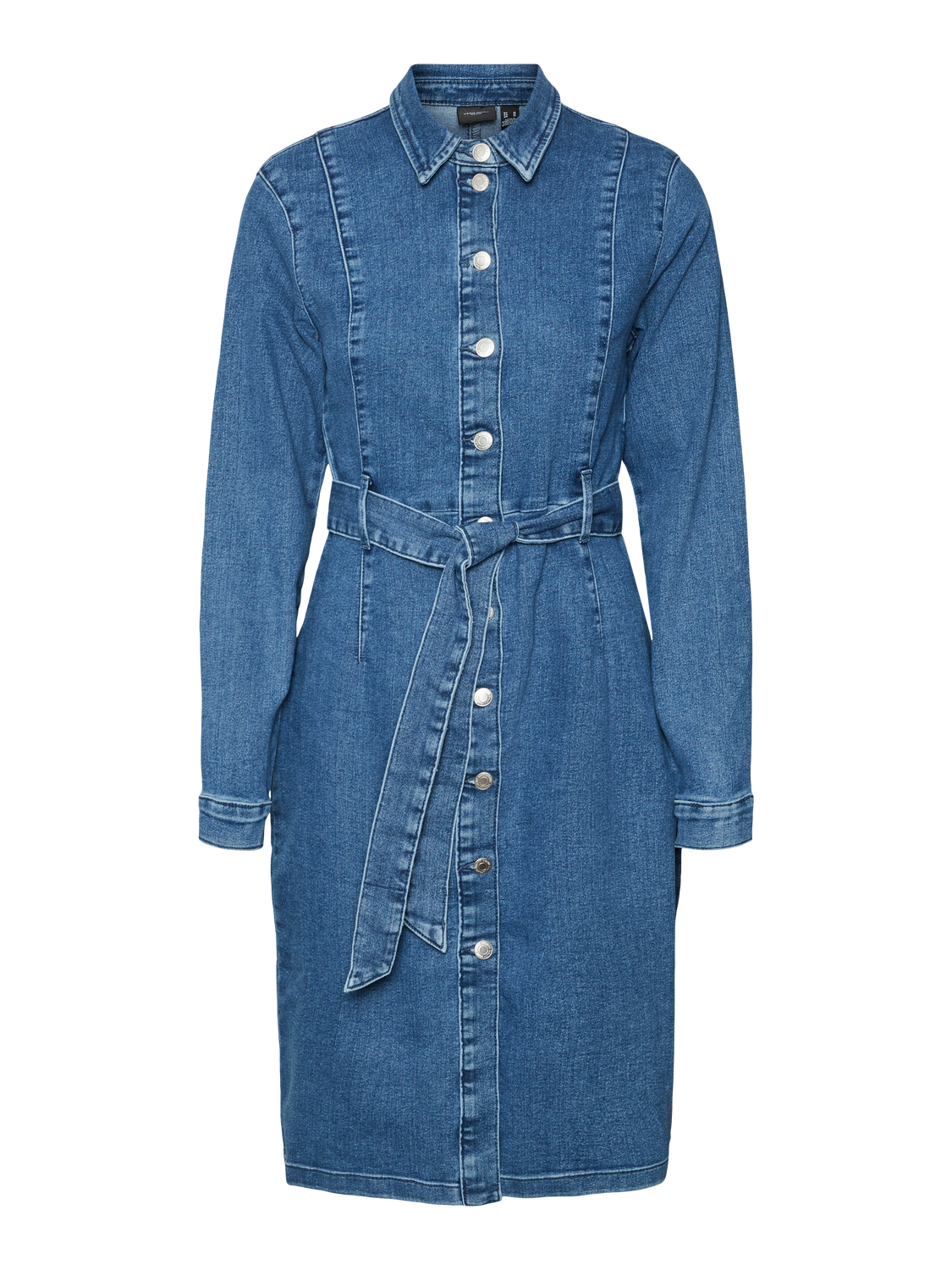 Vero Moda VMNELLY Robe midi -Medium Blue Denim - 10311007