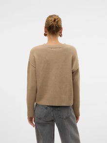 Vero Moda VMESTI Megztinis -Silver Mink - 10311022