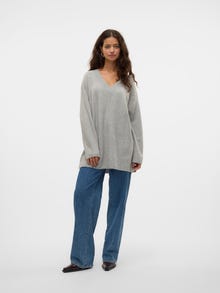 Vero Moda VMESTI Pullover -Light Grey Melange - 10311023