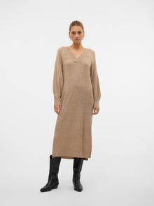 Vero Moda VMPHILINE Midimekko -Silver Mink - 10311026