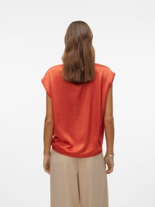 Vero Moda VMREBA Top -Burnt Sienna - 10311029