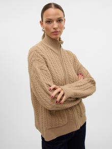 Vero Moda VMESTHER Strikket cardigan -Silver Mink - 10311066