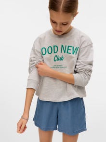 Vero Moda VMMILLIE Sweatshirt -Light Grey Melange - 10311102