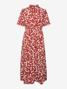 Vero Moda VMPILA Long dress -Fired Brick - 10311135