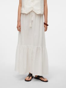 Vero Moda VMPRETTY Høy midje Langt skjørt -Snow White - 10311167