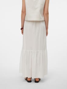 Vero Moda VMPRETTY Høy midje Langt skjørt -Snow White - 10311167