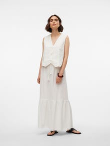 Vero Moda VMPRETTY Høy midje Langt skjørt -Snow White - 10311167