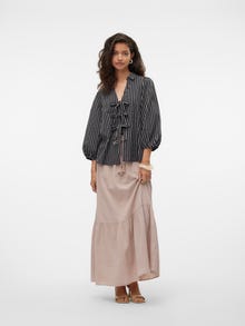 Vero Moda VMPRETTY Hög midja Lång kjol -Sphinx - 10311167