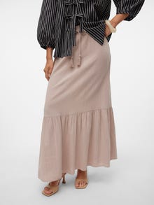 Vero Moda VMPRETTY Hög midja Lång kjol -Sphinx - 10311167
