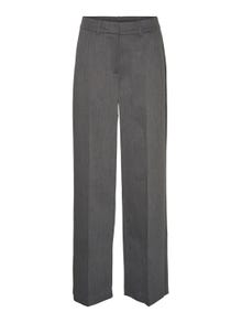Vero Moda VMBEATE Trousers -Medium Grey Melange - 10311175