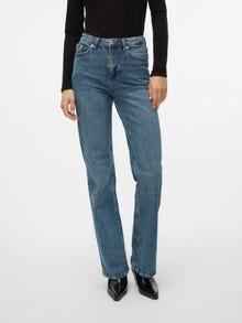 Vero Moda VMTESSA Vita alta Wide Fit Jeans -Medium Blue Denim - 10311179