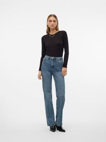 Vero Moda VMTESSA Vita alta Wide Fit Jeans -Medium Blue Denim - 10311179