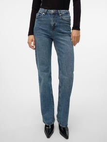 Vero Moda VMTESSA Vita alta Wide Fit Jeans -Medium Blue Denim - 10311179