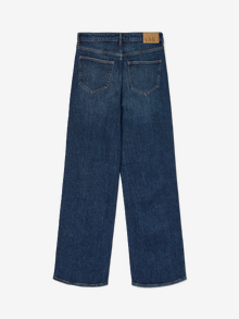 Vero Moda VMTESSA High rise Wide leg fit Jeans -Dark Blue Denim - 10311180