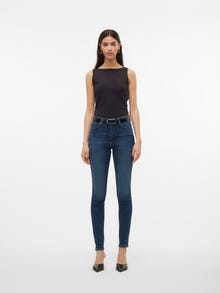 Vero Moda VMSOPHIA Taille haute Skinny Fit Jeans -Dark Blue Denim - 10311182