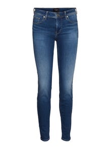 Vero Moda VMLUX Mid rise Slim fit Jeans -Medium Blue Denim - 10311184