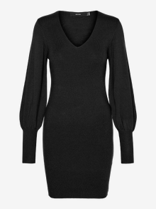 Vero Moda VMHOLLYKARISPUFF Kort kjole -Black - 10311217