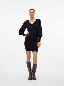 Vero Moda VMHOLLYKARISPUFF Kort kjole -Black - 10311217