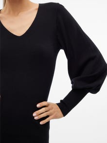 Vero Moda VMHOLLYKARISPUFF Kort kjole -Black - 10311217