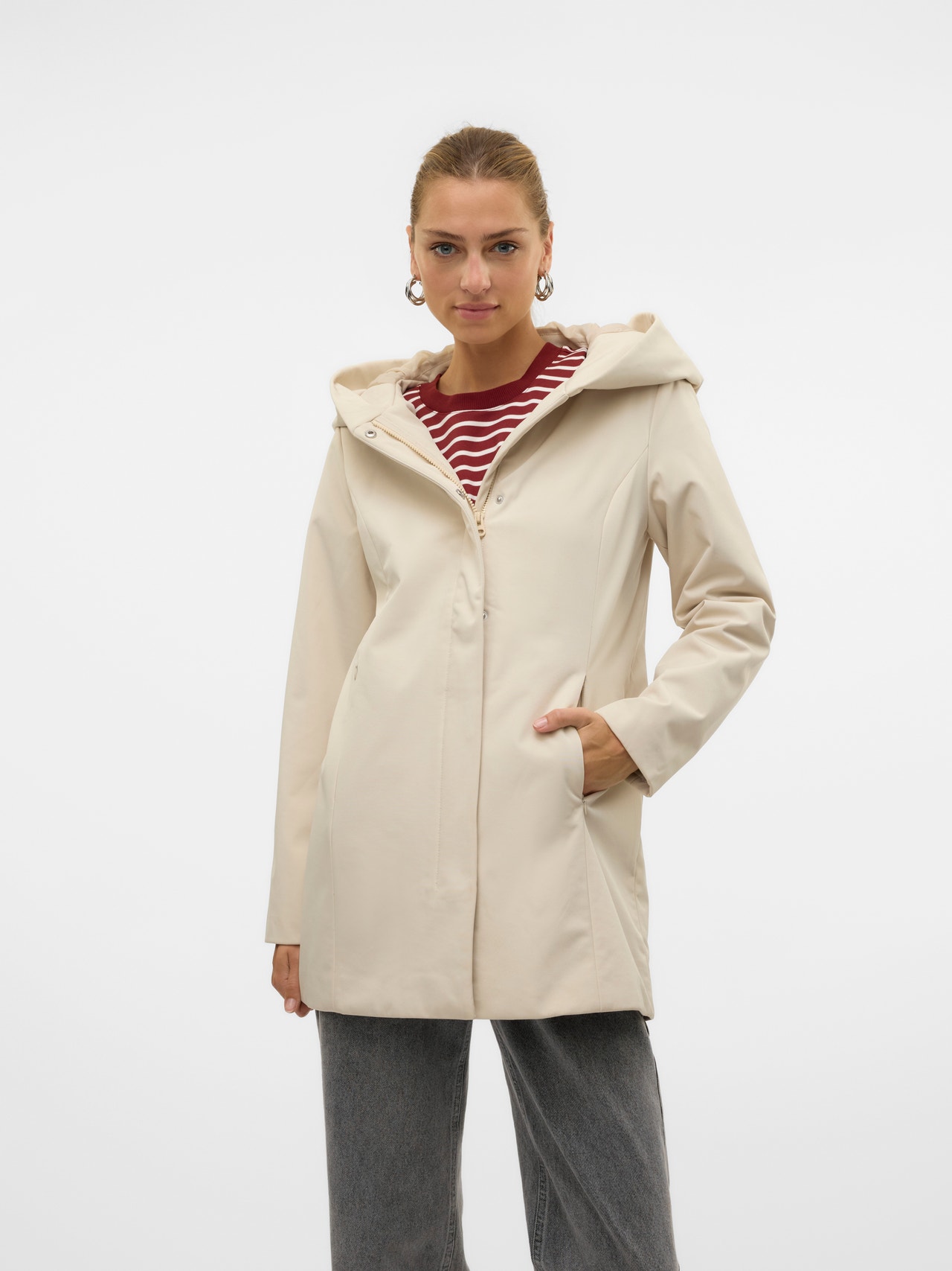Vero Moda VMSOFTSHELLDONA Vestes -Oatmeal - 10311233
