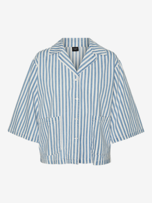 Vero Moda VMVIVA Denimskjorte -Light Blue Denim - 10311236