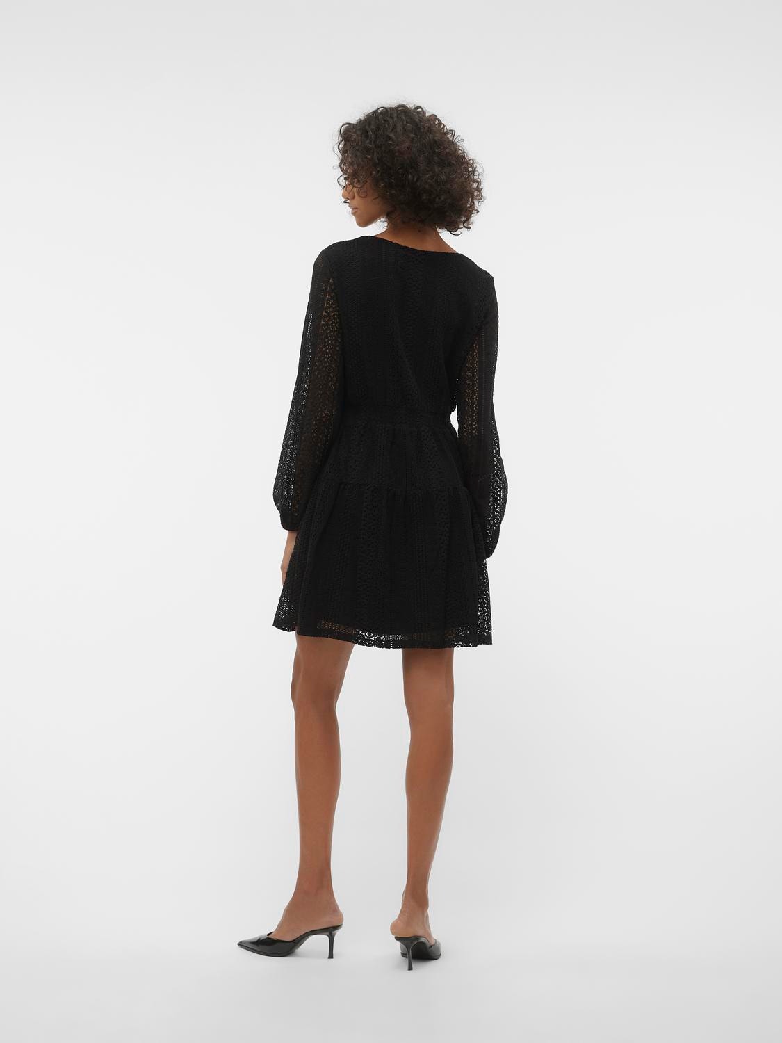 Vero Moda VMHONEY Kort kjole -Black - 10311277