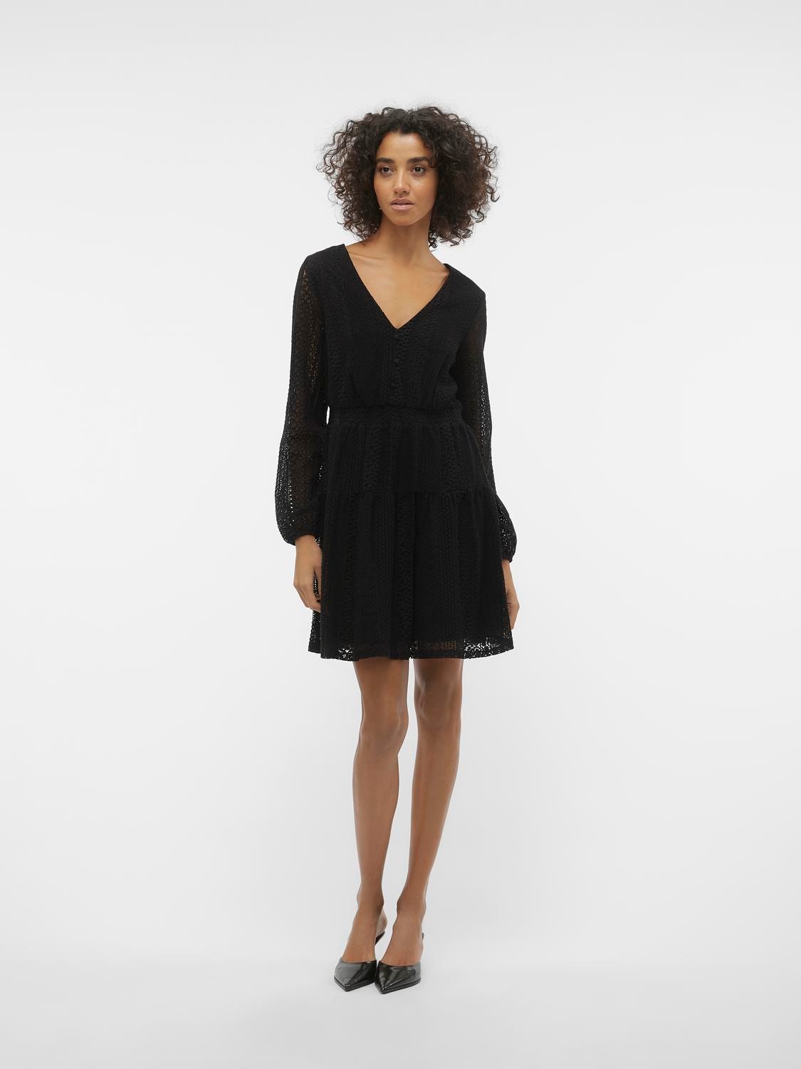 Vero Moda VMHONEY Short dress -Black - 10311277