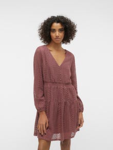 Vero Moda VMHONEY Kurzes Kleid -Rose Brown - 10311277