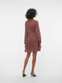 Vero Moda VMHONEY Kort klänning -Rose Brown - 10311277