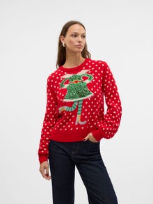 Vero Moda VMSPARKLE Trøje -Chinese Red - 10311359