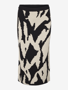 Vero Moda VMGOLD Mittlere Taille Langer Rock -Black - 10311360
