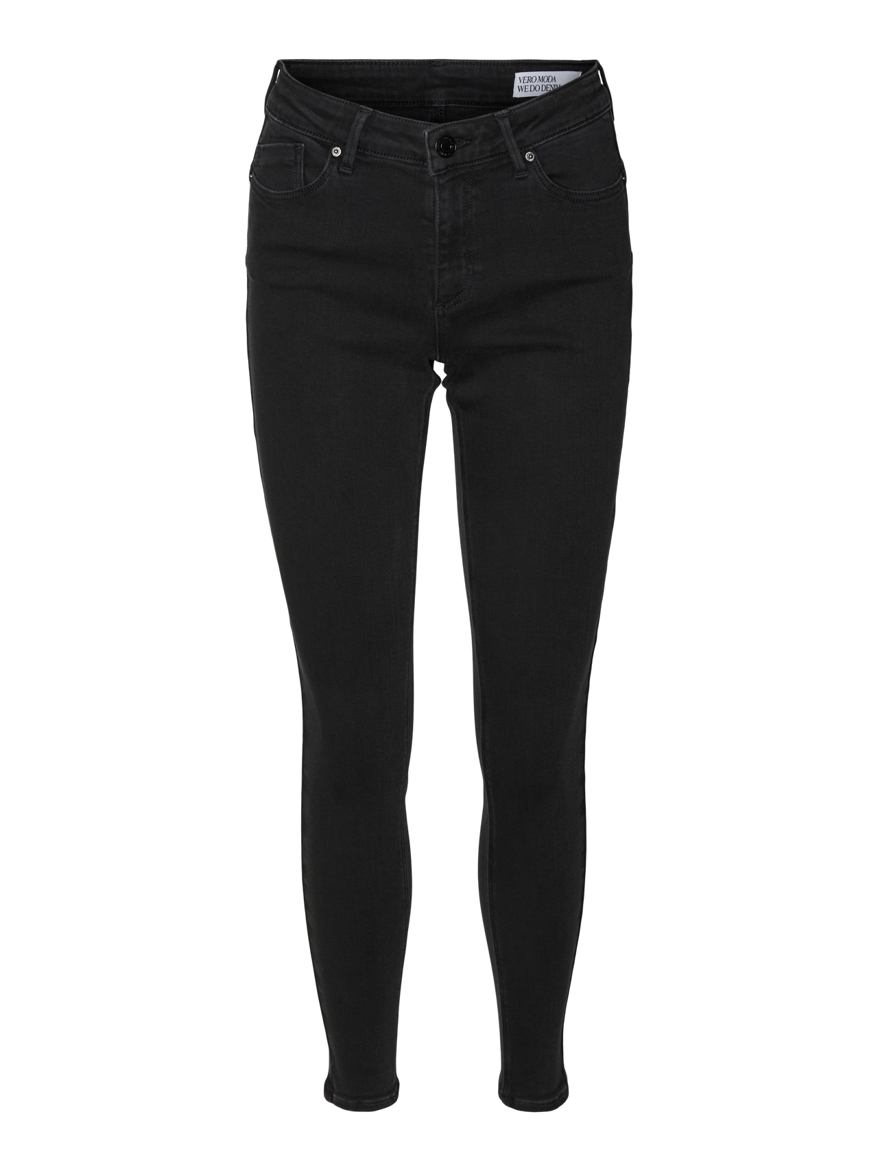 Vero Moda VMTANYA Krój skinny Jeans -Black Denim - 10311365