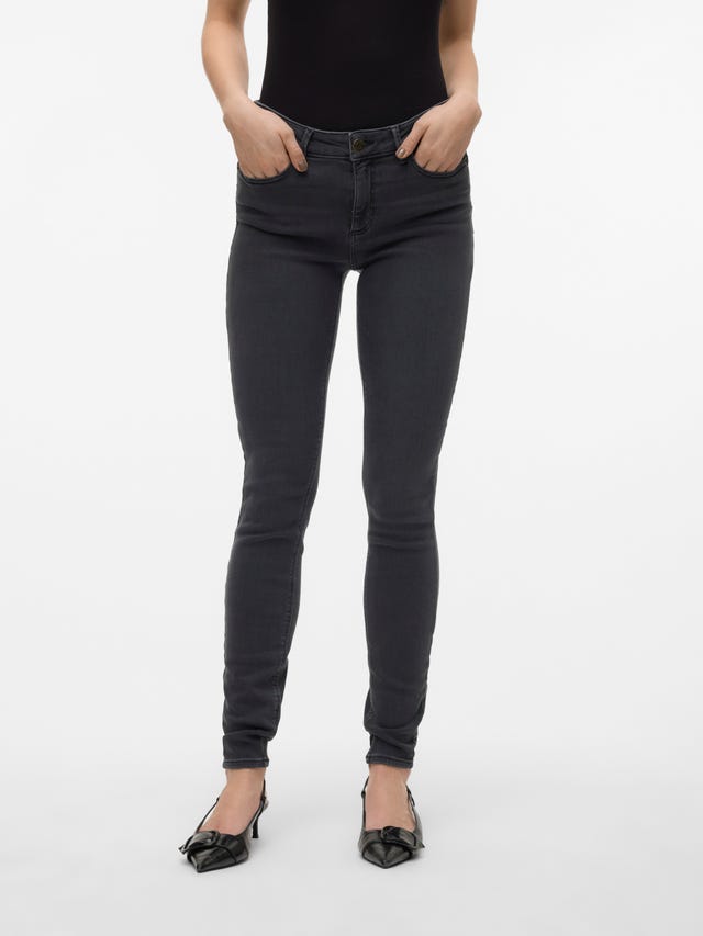 Vero Moda VMTANYA Taille moyenne Skinny Fit Jeans - 10311368