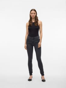 Vero Moda VMTANYA Krój skinny Jeans -Dark Grey Denim - 10311368