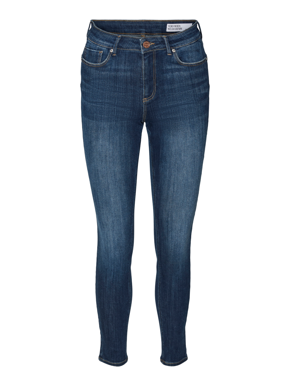 Vero Moda VMTANYA Krój skinny Jeans -Dark Blue Denim - 10311369