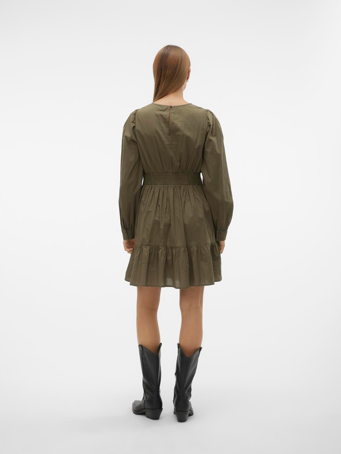Vero Moda VMLILA Kort kjole -Ivy Green - 10311373