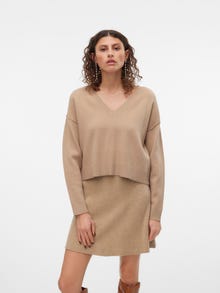 Vero Moda VMGOLD Pullover -Silver Mink - 10311403