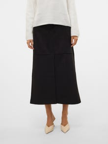 Vero Moda VMFIE Cintura media Falda larga -Black - 10311410