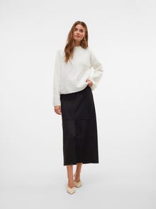Vero Moda VMFIE Cintura media Falda larga -Black - 10311410