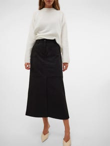 Vero Moda VMFIE Cintura media Falda larga -Black - 10311410