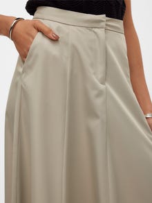 Vero Moda VMTARA Korkea vyötärö Pitkä hame -Abbey Stone - 10311428