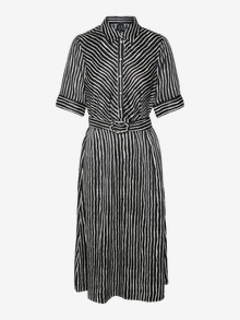 Vero Moda VMLILLIAN Midi dress -Black - 10311439