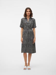 Vero Moda VMLILLIAN Midi dress -Black - 10311439