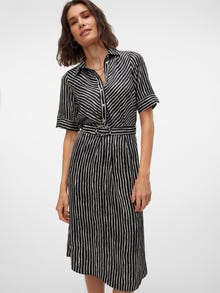 Vero Moda VMLILLIAN Midi dress -Black - 10311439