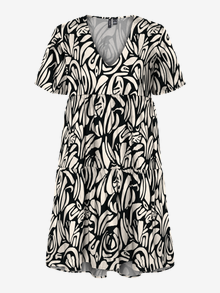 Vero Moda VMCHARLOTTE Midi suknelė -Black - 10311442